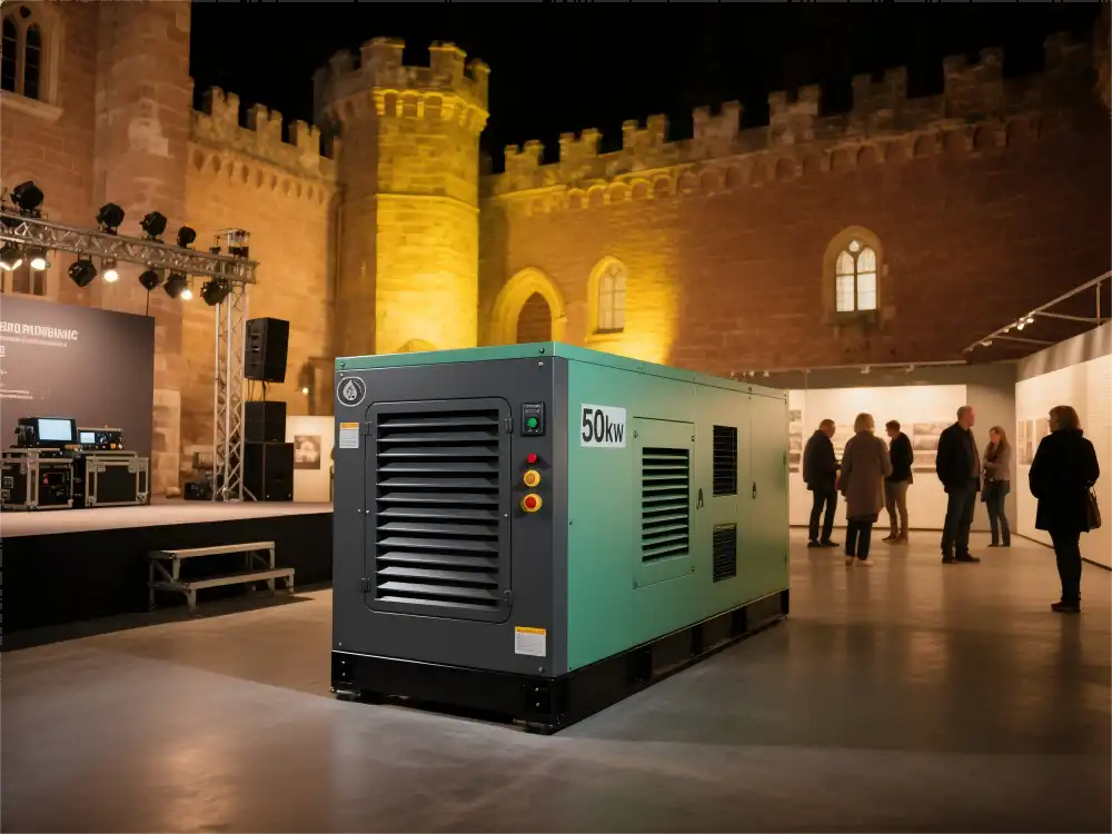 50kW Generator Set Dimensions and Space Requirements